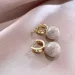 Stud Classic Pink Women Fashion Crystal Round Designer White Pearl Earrings Wedding Jewelry_ipsvogv.com