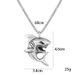 Network New Personalized Punk Shark Men's Stainless Steel Pendant Necklace Jewelry_ipsvogv.com