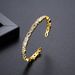 Women's Jewelry K Copper Inlaid Zircon Tennis Chain Fashion Design Dating Commuting Open Adjustable Bracelet_ipsvogv.com