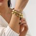 B2967 niche design metal irregular geometric wristband ins style cool high-end water diamond bracelet for women_ipsvogv.com