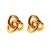 Women's Jewelry Line Knotted Three Ring Three Dimensional Design Commuter Earrings Geometric Hollow Personality Metal Earrings_ipsvogv.com