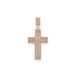 Fashion Hip Hop Street Style White Diamond Alloy Hollow Cross Pendant Necklace Classic Versatile Jewelry_ipsvogv.com
