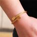 Trendy Open Square Head Elastic Braided Rope Bracelet Wia Line Steel Wire Bangle Men Hip Hop Punk Jewelry_ipsvogv.com