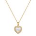 【 Titanium Steel 】 Necklace Earring Light Luxury Full Diamond Love Mermaid Maiden Personality Temperament Banquet_ipsvogv.com