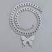 Fashion hot style cool ins style butterfly simple versatile necklace niche hip hop hiphop necklace_ipsvogv.com