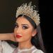 Handmade Crystal Crown For Brides - Elegant Wedding Tiara With Dazzling Rhinestones, Perfect For Bridal Party And Special Occasions_ipsvogv.com