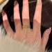 Vintage Hollowed Out Wheat Ear Zircon With Light Luxury Design, Used Index Finger Ring, Versatile Commuting Ring_ipsvogv.com