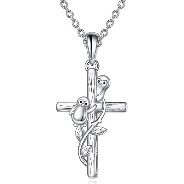 S Necklace Cross Penguin Pendant Versatile Romantic Gift Accessories For Men And Women_ipsvogv.com