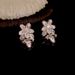 S Silver Needle Exquisite Super Shiny Full Zircon Flower Light Luxury Niche Design Style Socialite Fashion Internet_ipsvogv.com