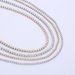 AML Women's Hip Hop Stainless Steel 3mm 4mm White Diamond Tennis Necklace_ipsvogv.com