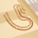 Women’s Jewelry Set Fashion Fashion Chain Bracelet For Men And Women To Wear Gold Bracelet Jewelry 2 Piece Set_ipsvogv.com
