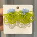 Unisex Colorful Beaded Small Fresh Earrings Flower Versatile Niche Design Handmade Crystal Glass Bead Earrings For Women_ipsvogv.com