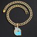 Hip Hop Versatile Full Diamond Animal Dolphin Pendant, Personalized And Women's Cuban Chain Necklace, Men's Necklace_ipsvogv.com