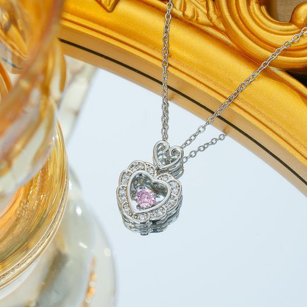 Smart Love Dynamic Frequency ins Niche Design Sweet Fashion All-match Clavicle Chain Neckchain Women_ipsvogv.com