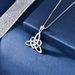 Fashionable Instagram Style Pendant Female Niche Design, S Silver Hollowed Out Triangular Necklace, Versatile Accessory_ipsvogv.com
