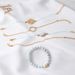 New Map Round Hollow Fried Dough Twists Beaded Woven Rope Adjustable 5-piece Suit Bracelet_ipsvogv.com