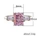 Cao Shi's Live New Fashion Square Pink Diamond Zircon Hands, Sweet And Romantic Bridal Wedding Ring For Women_ipsvogv.com