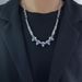 Hip Hop Asap Rocky Personality Blue Eyes Skull Steel Beads National Tide Ins Men And Women Necklace_ipsvogv.com