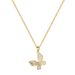 Shell 【 】 Thread Empty Butterfly Light Luxury Charm Gorgeous Full Diamond Necklace Women's Versatile Clavicle Chain 【 】_ipsvogv.com