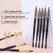 Arte Clavo Nail UV Gel Brush French Stripe Liner Pen Manicure Ultra-thin Line Drawing Nail Art Acrylic UV Gel Polish Dot Brushes_ipsvogv.com