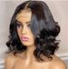 Short Bob Wigs Body Wave 13x4 Transparent Frontal Bob Wigs Brazilian 180% Pre Plucked With Baby Hair Human Hair Wigs For Women_ipsvogv.com