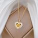 【 】 Love Rose Shell Luxury Charm Gorgeous Full Diamond Necklace Women's Versatile Clavicle Titanium Steel Chain_ipsvogv.com
