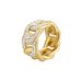 Ins High-end Light Luxury Design Exquisite And Fashionable Hollow Cuban Chain Personalized Temperament Ring_ipsvogv.com
