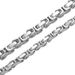 Stainless Emperor Men's Light Luxury Necklace Titanium Steel King Handmade Square Spliced Loop Chain Bracelet_ipsvogv.com