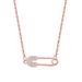 Unisex new fashion hollow zircon pendant necklace female 3 color pin personality clavicle chain hot selling jewelry_ipsvogv.com