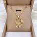 【 】 Straw Sky Little Cat Light Luxury Temperament Gorgeous Full Diamond Necklace Women's Versatile Clavicle Titanium_ipsvogv.com