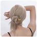 fashion temperament hairpin stainless steel plated gold non fading wave ring hair accessories_ipsvogv.com