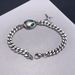 OPK Jewelry Niche Design Stainless Steel Cuban Chain Alien Cross Bracelet Unisex_ipsvogv.com