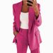 Women's new fashion button slim lapel cardigan temperament blazer suit_ipsvogv.com