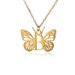 new stainless steel butterfly wings letter pendant female 26 letter necklace hollow butterfly necklace_ipsvogv.com