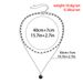 Hot Sales Layered Small Beads Chain with Black Coin Pendant Men Trendy Separable Choker Necklace 2024 Fashion Jewelry Accessories_ipsvogv.com
