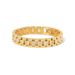 Stainless Zircon High End Niche Bracelet Gold Titanium Steel Plain Ring Hand Jewelry_ipsvogv.com