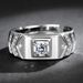 New V-shaped Open for Men's Dominant Zircon Adjustable Ring Jewelry_ipsvogv.com