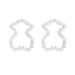 Women's Jewelry Set Fashion 304 Stainless Steel Bear Set Hollow Versatile Bear Women's Necklace Jewelry_ipsvogv.com