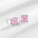 Men’s Jewelry Fashion Popular Hip Hop Earrings Quadrilateral Zircon Street Fashion Earrings Hiphop Men's Earrings_ipsvogv.com