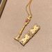 Lucky Magic Wand Brushed Four Leaf Flower Scepter Necklace Women's Fashion Light Luxury Clavicle Chain_ipsvogv.com