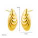Celebrity Trend Stainless Steel Earrings Female Personality Liquid Love Earrings_ipsvogv.com