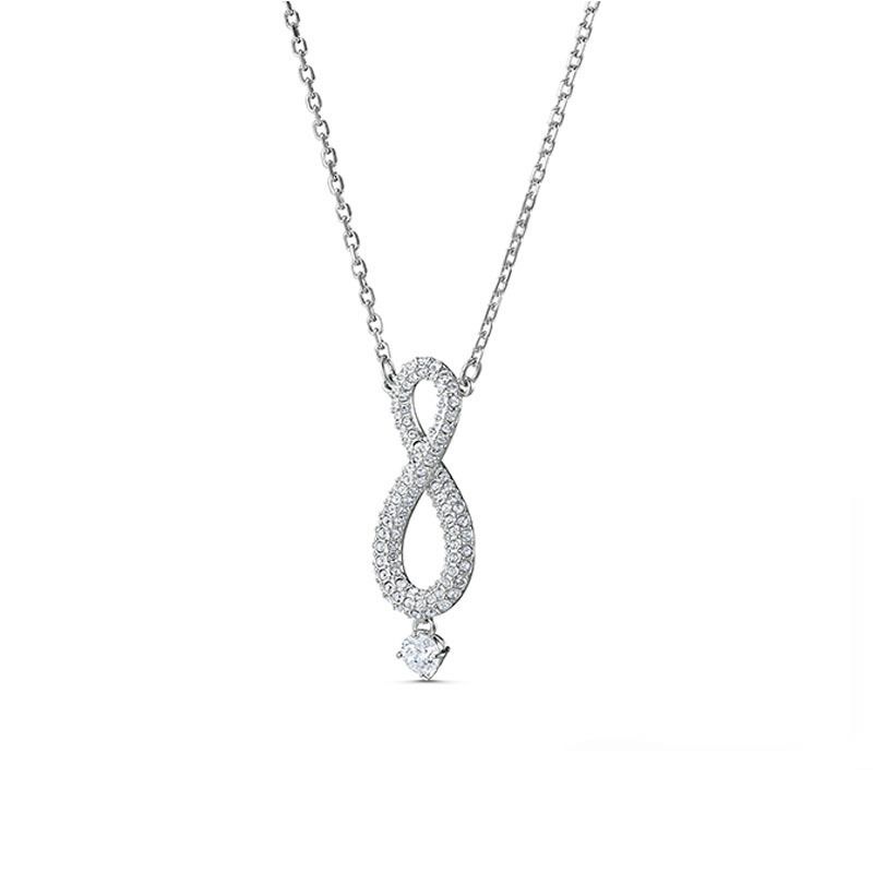 Of Eternal Love Sweater Necklace Necklace Female Elements Crystal Clavicle Chain_ipsvogv.com