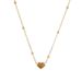 Simple Love Titanium Steel Necklace Female Niche Design Sense Gold Clavicle Chain New Product Necklace Accessories Pendant_ipsvogv.com