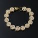 New Hip Hop Full Diamond Smiling Face Bracelet Trendy and Cool Nightclub Bounce Men's Handicraft_ipsvogv.com