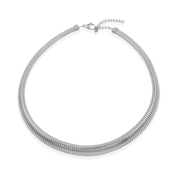 Women's Jewelry Stainless Steel Telescopic Elastic Snake Ring Necklace Fashionable Hip Hop Personality Female Vacuum Waterproof Collar_ipsvogv.com