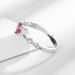 Hot Selling Light Luxury Style Red Diamond Zircon Open In Japan And South Korea, New Niche Design, Love, Personality,_ipsvogv.com