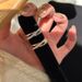 Simple Cross Zircon Index Finger For Women, Trendy Internet Celebrity, Fashionable Personality, Adjustable Micro Inlaid_ipsvogv.com