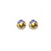 Middle aged inlaid with colored glass, crystal enamel glaze, irregular love earrings, exaggerated personality earrings_ipsvogv.com