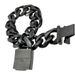 Men Bracelet Bling 316L Stainless Steel Black Tone Polished Chain Width: 9~16mm_ipsvogv.com