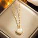 Live New Mermaid Ji Beizhu Love Titanium Steel Necklace Women's Korean-style All-match Elegant Fashion Neck Chain Clavicle Chain_ipsvogv.com